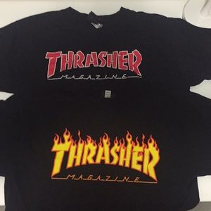 Set 2 thrasher shirts